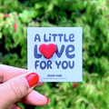 "A Little Love" Red Heart Mini Pin