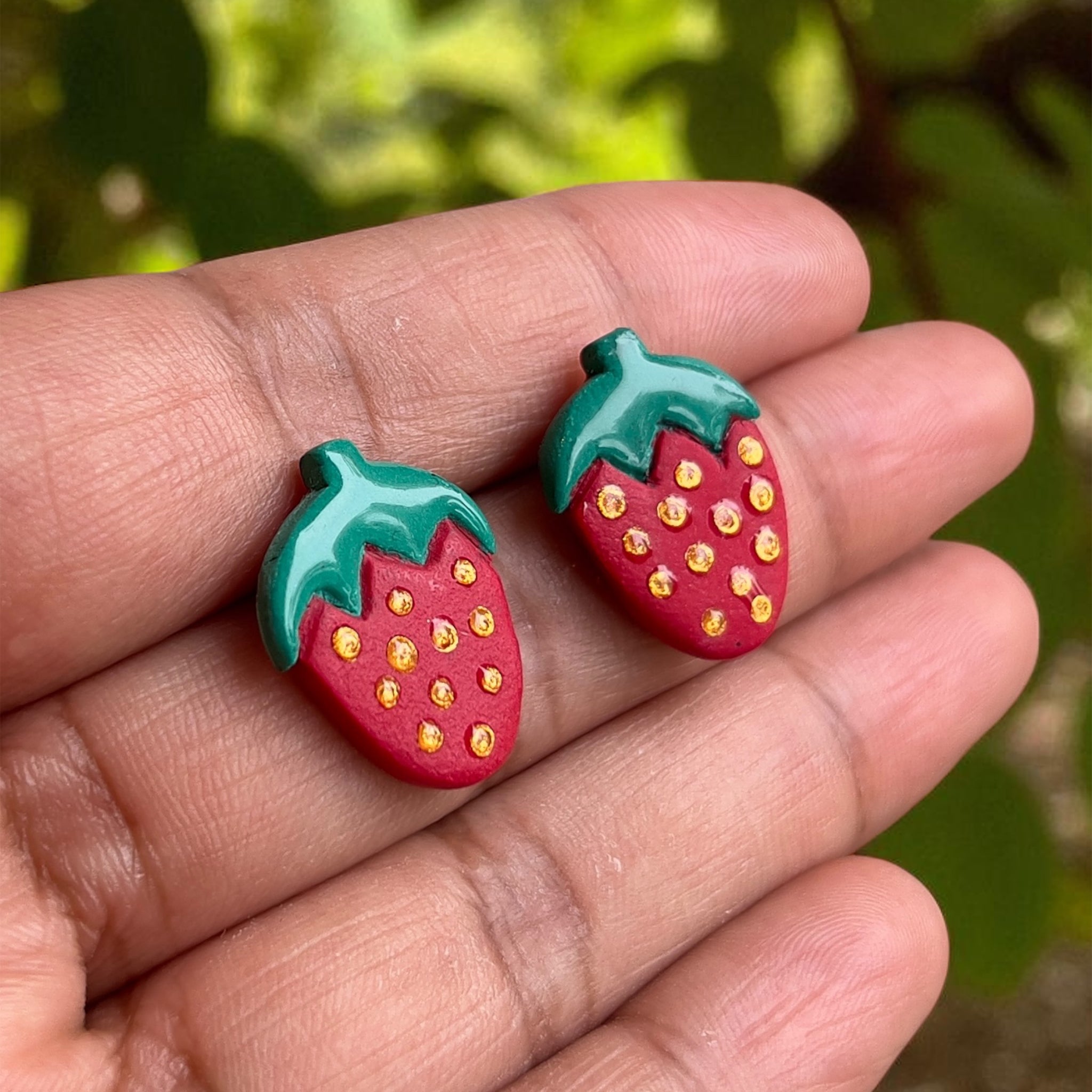 Strawberry Studs